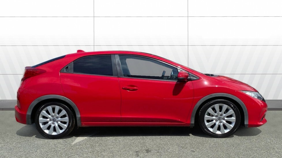 Honda Civic Ex Gt Red #5