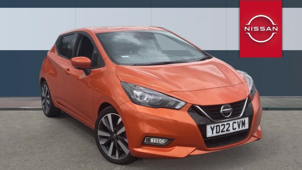 Nissan Micra Tekna Orange