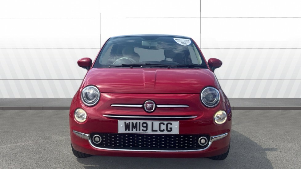 Fiat 500 Lounge Red #3