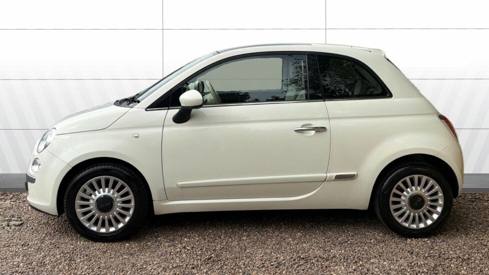 Fiat 500 Lounge White #5