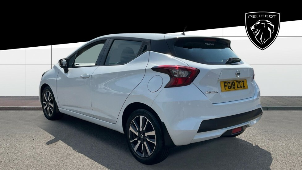 Nissan Micra Acenta FG18ZCZ White #4