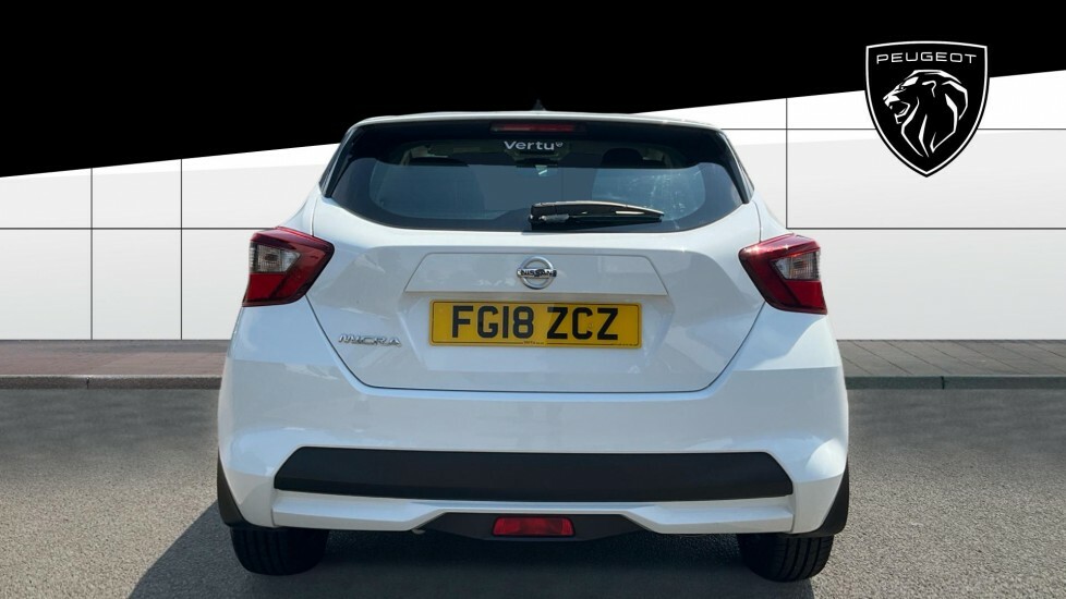 Nissan Micra Acenta FG18ZCZ White #3