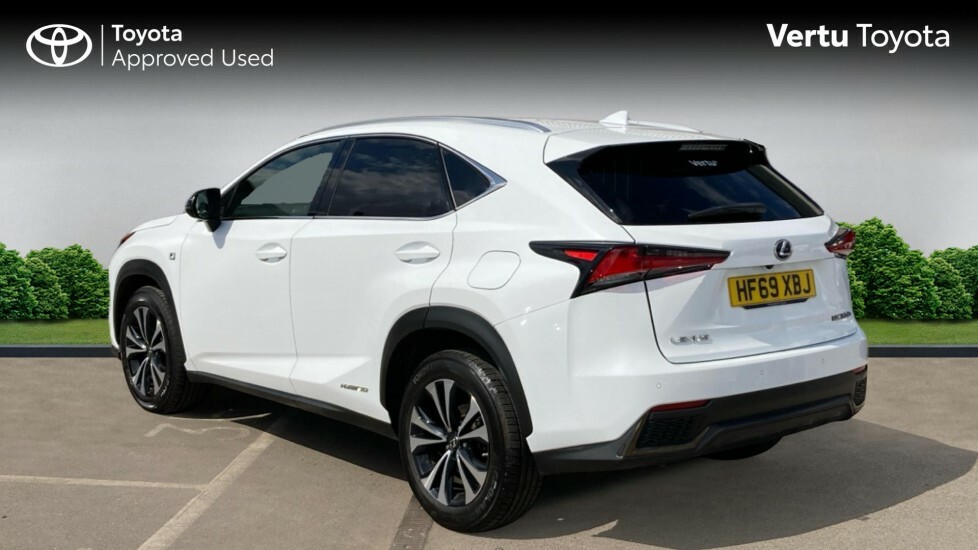 Lexus NX F-sport White #4