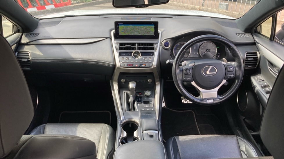 Lexus NX F-sport White #6