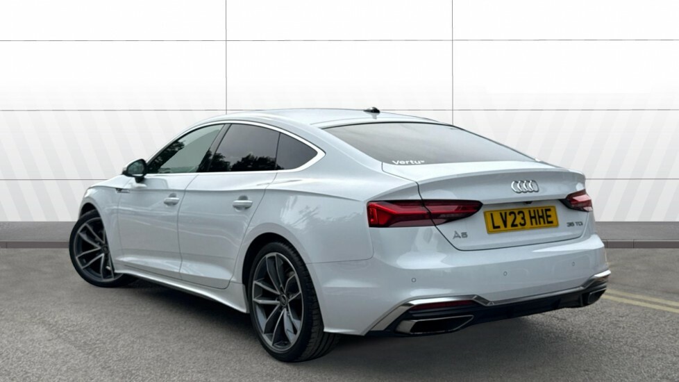 Audi A5 S Line LV23HHE White #2