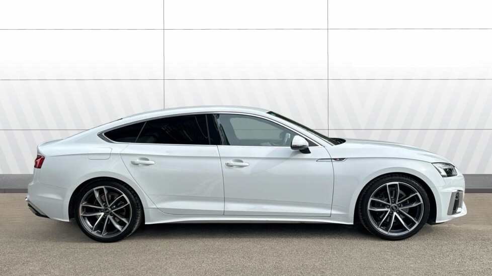 Audi A5 S Line LV23HHE White #5