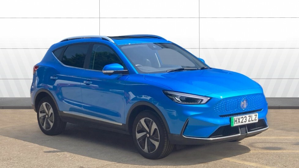 MG ZS Trophy Ev Blue