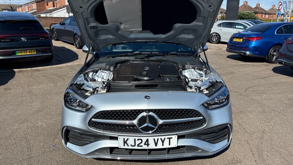 Mercedes-Benz C Class 1.5 C200h Mhev Amg Line Premium Saloon Petro Black #8
