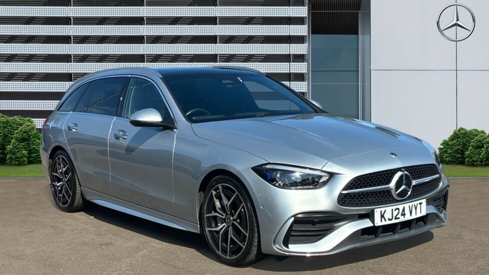 Mercedes-Benz C Class 1.5 C200h Mhev Amg Line Premium Saloon Petro Black #1