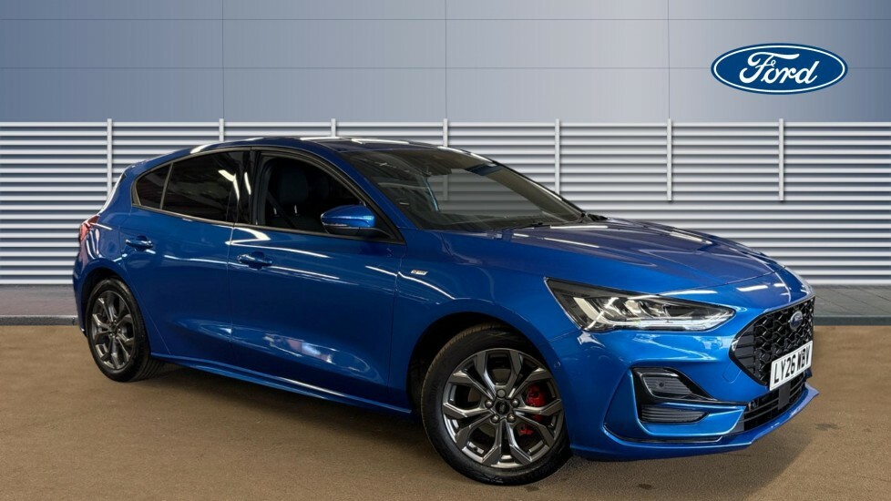 Ford Focus St-line Blue