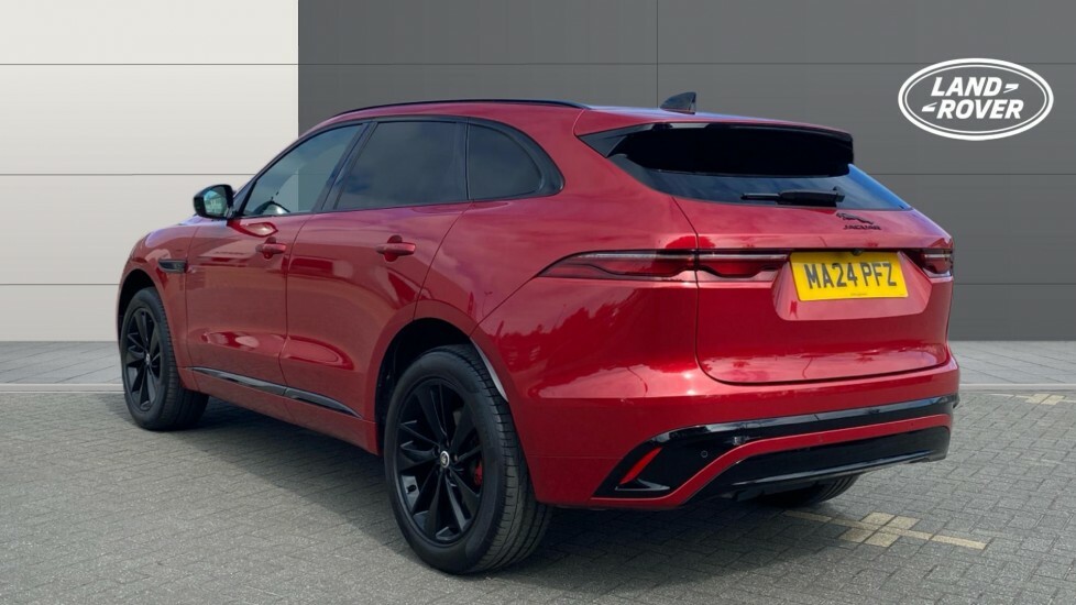 Jaguar F-Pace R-dynamic Se Black Red #2