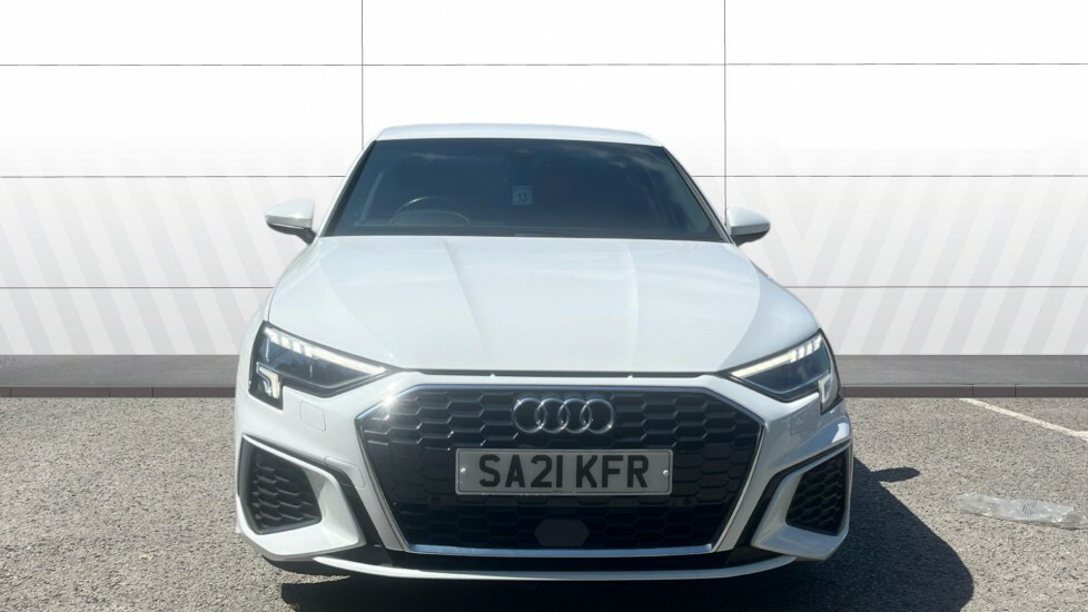 Audi A3 S Line SA21KFR White #3