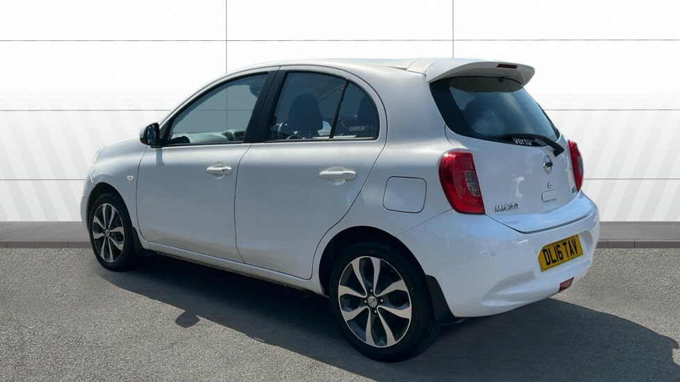 Nissan Micra Tekna White #2