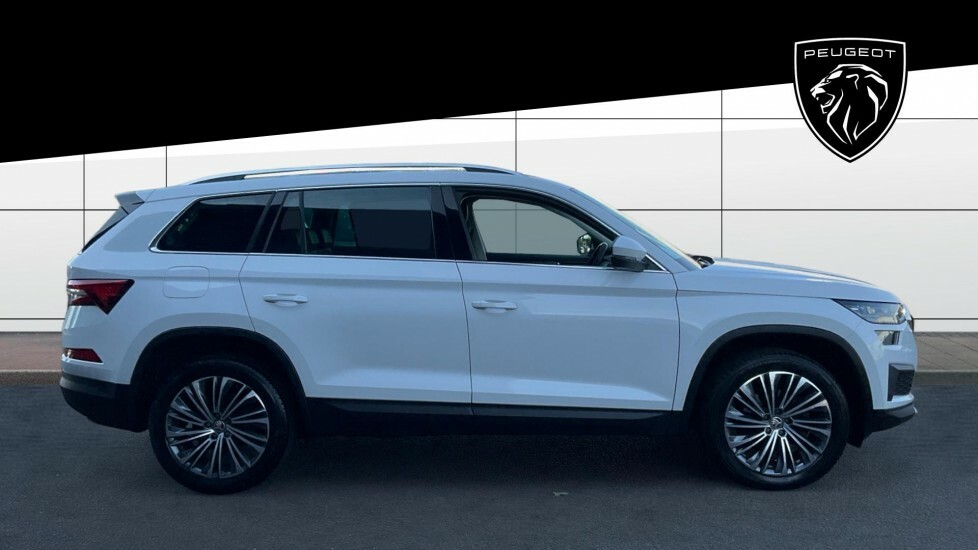 Skoda Kodiaq Se L Executive White #5