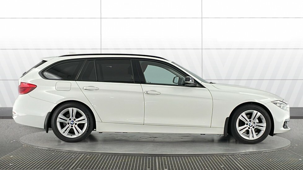 BMW 3 Series Efficientdynamics Sport OY68GKN White #3