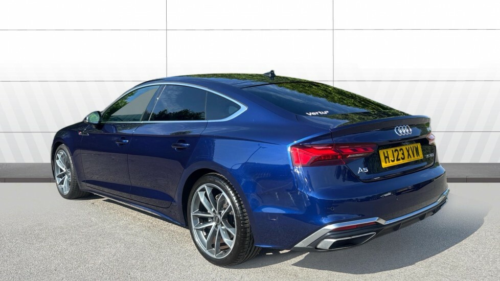 Audi A5 S Line HJ23XVW Blue #2