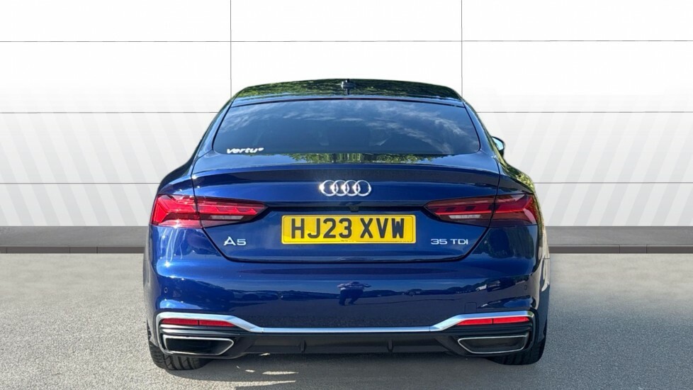 Audi A5 S Line HJ23XVW Blue #6