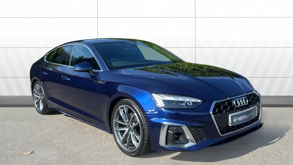 Audi A5 S Line Blue