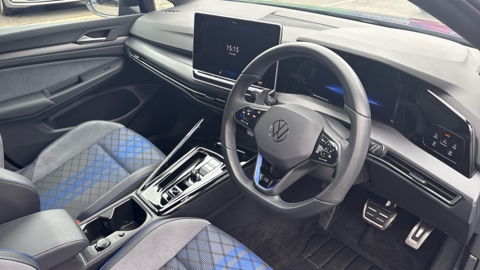 Volkswagen Golf R Black Edition YE74XJF Blue #6