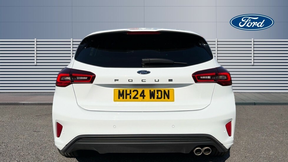Ford Focus St-line MH24WDN White #6