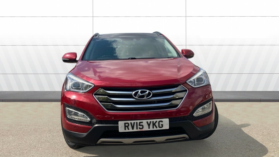 Hyundai Santa Fe Premium Se Red #3