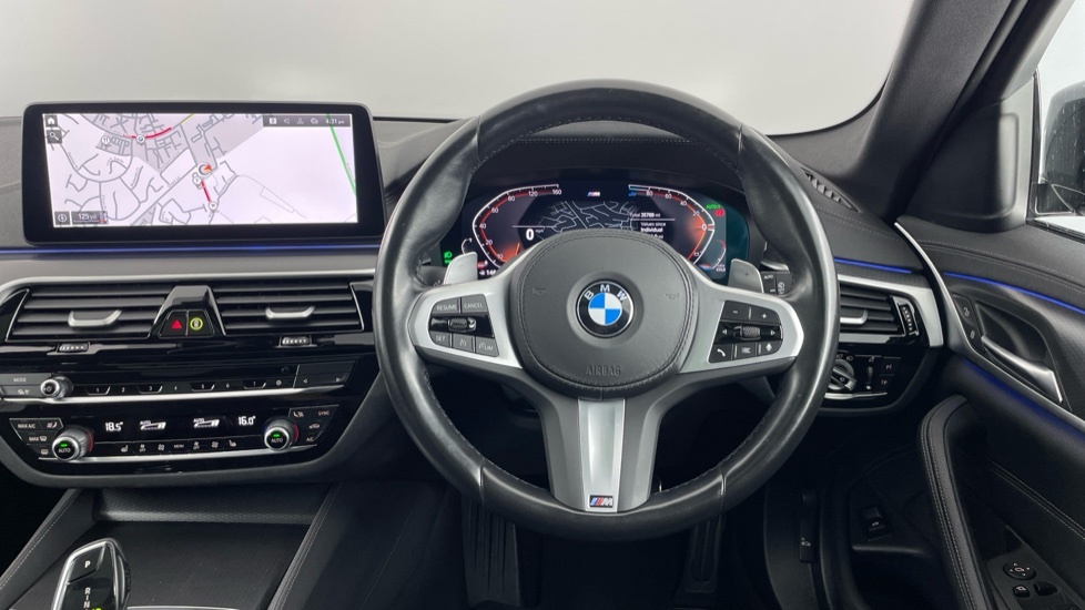 BMW 5 Series M Sport YL23BZK Black #5