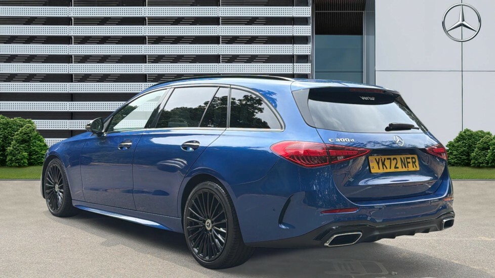 Mercedes-Benz C Class Amg Line YK72NFR Blue #2