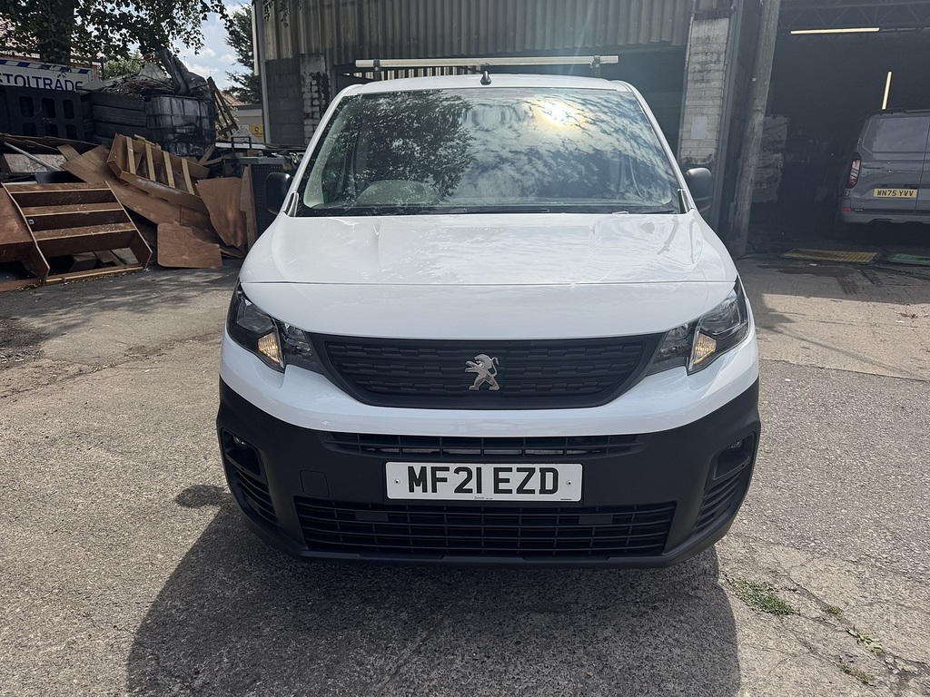 Peugeot Partner 1.5 Bluehdi 1000 Professional Standard Panel Van 5 White #6