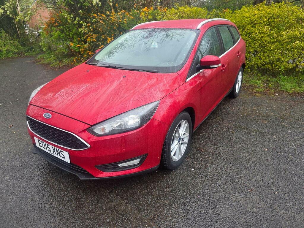 Ford Focus Estate 1.5 Tdci Zetec Euro 6 Ss 201515 EO15XNS Red #3