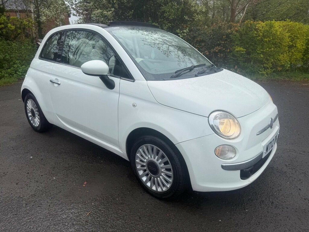 Fiat 500C Convertible 1.2 Lounge Euro 5 201212 White