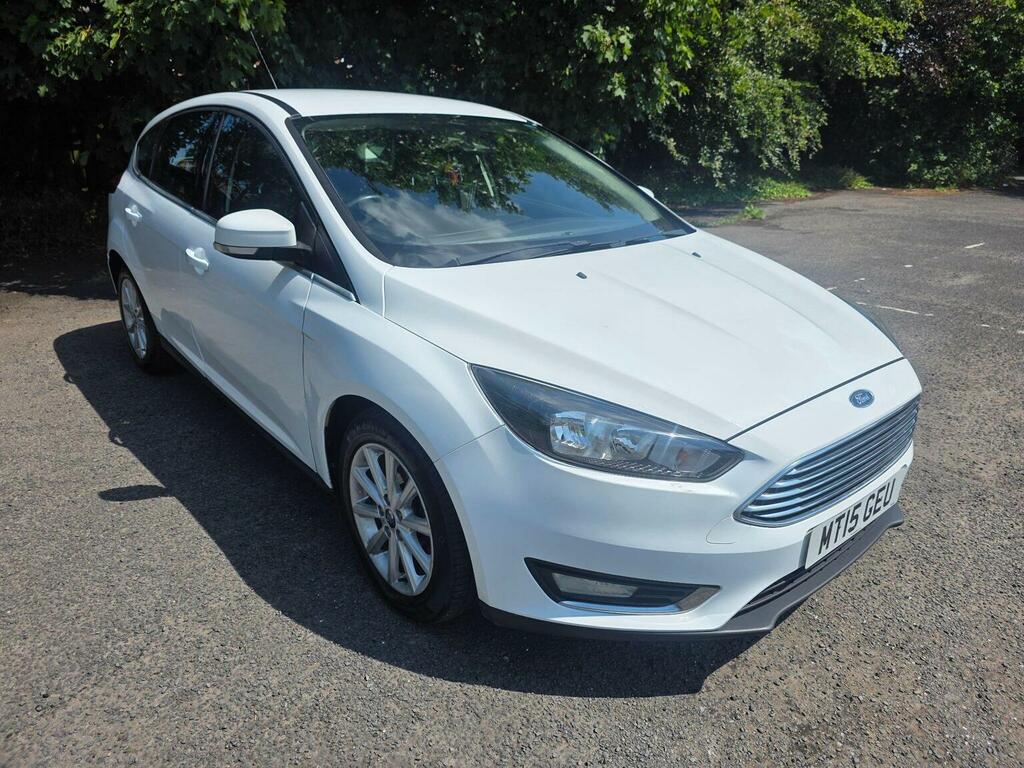 Ford Focus Hatchback 1.5 Tdci Titanium Euro 6 Ss 2015 White