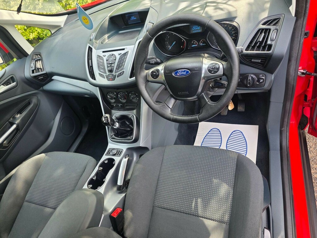 Ford C-Max 1.6 Tdci Zetec Red Mpv Red #9