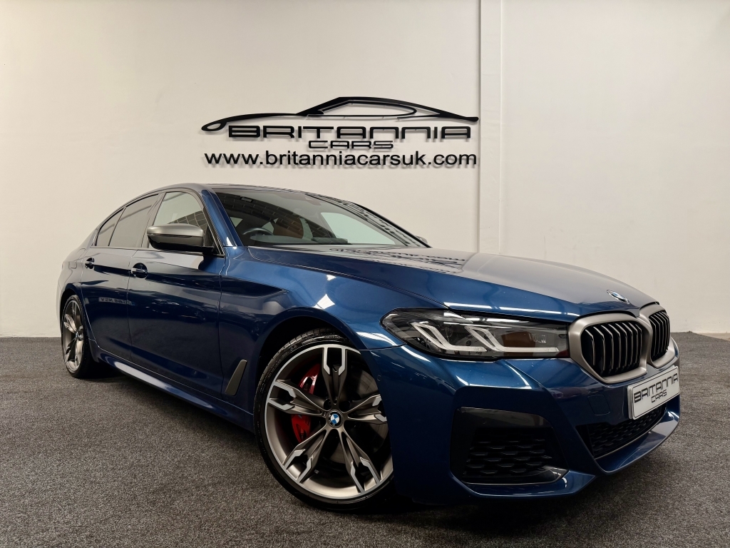BMW 5 Series 4.4 M550i Xdrive Blue