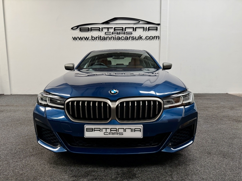 BMW 5 Series 4.4 M550i Xdrive Blue #3