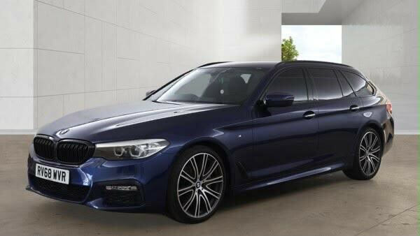 BMW 5 Series 3.0 530D M Sport Touring Euro 6 Ss Blue #4
