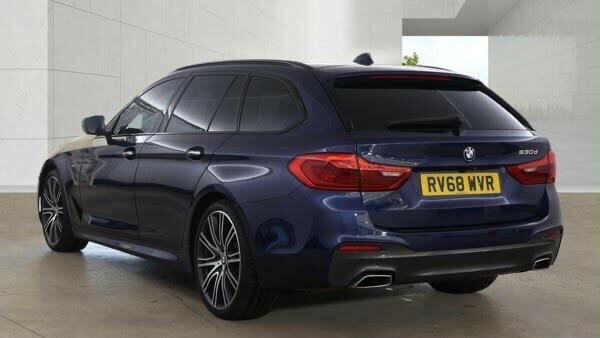BMW 5 Series 3.0 530D M Sport Touring Euro 6 Ss Blue #2
