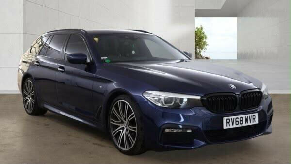 BMW 5 Series 3.0 530D M Sport Touring Euro 6 Ss Blue