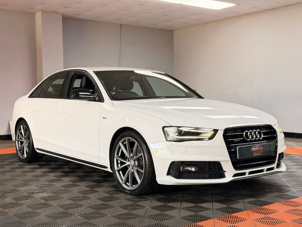Audi A4 2.0 Tdi Black Edition Quattro Euro 6 Ss Na EX65SKO White #5