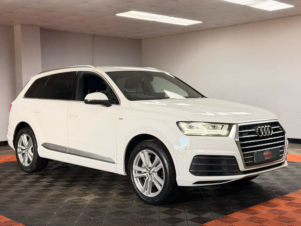 Audi Q7 3.0 Tdi V6 S Line Suv Tiptronic Quattro RV17VNM White #5