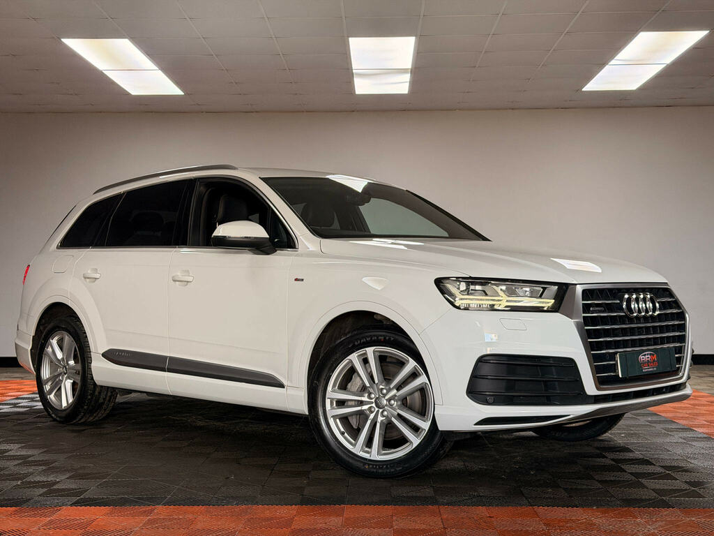 Audi Q7 3.0 Tdi V6 S Line Suv Tiptronic Quattro RV17VNM White