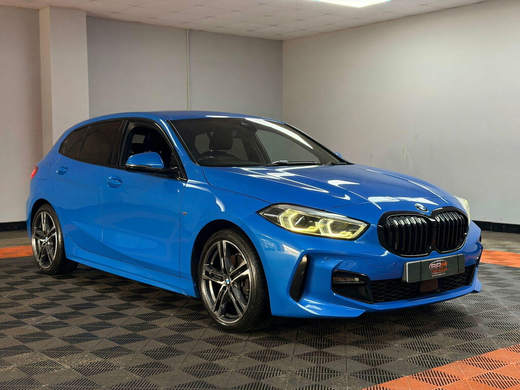 BMW 1 Series 2.0 118D M Sport Hatchback Euro 6 PY69EZZ Blue #2