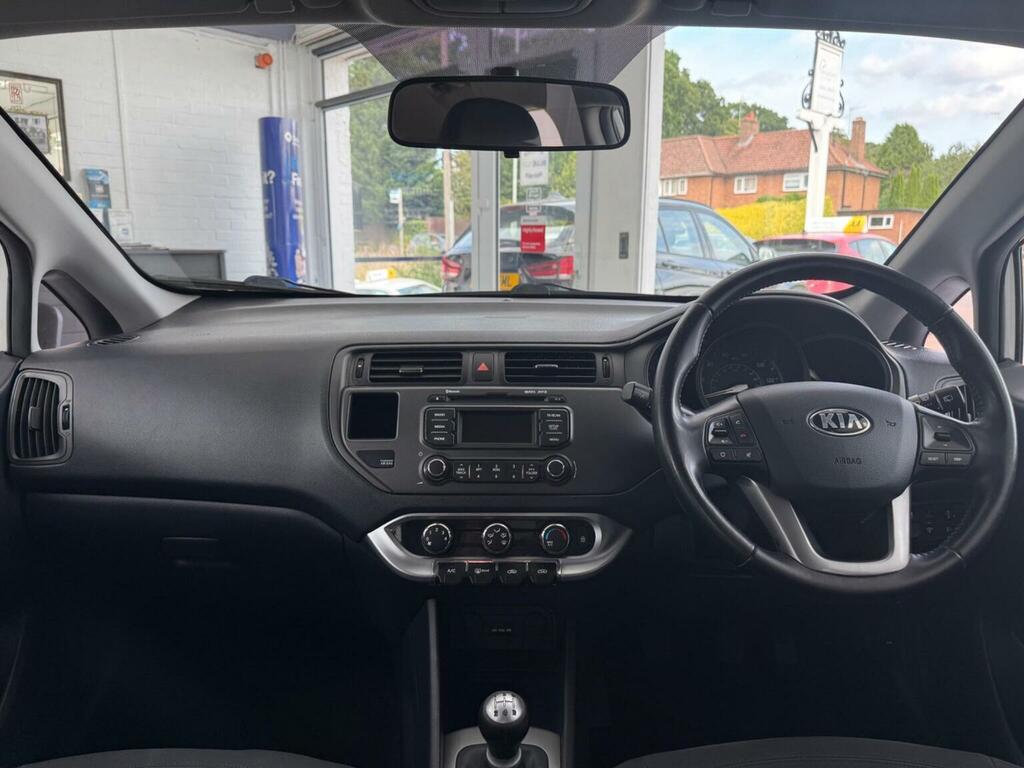 Kia RIO 1.25 Vr7 5Dr-reversing Sensors- Fsh - 2014 64 Silver #9