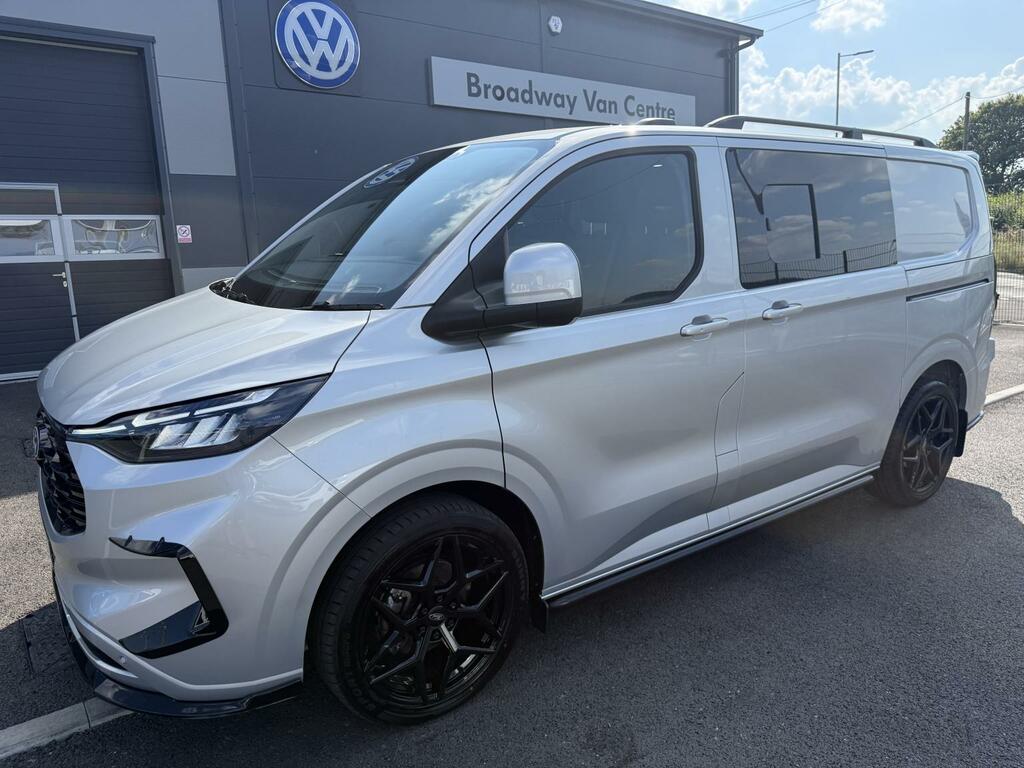Ford Transit Custom 2.0 280 136 6 Speed Ecoblue Limited 6 Seat Kombi 5 YM74XNE Silver