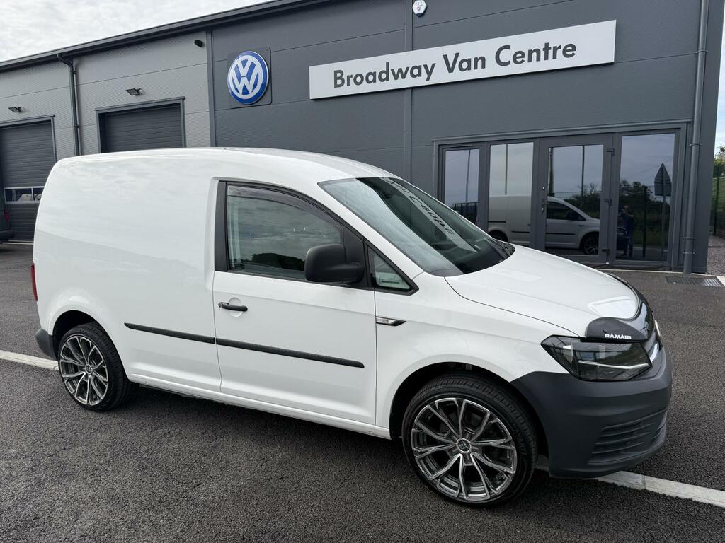 Volkswagen Caddy 2.0 Tdi C20 Bluemotion Tech Startline Panel Van VE18LDJ White #2