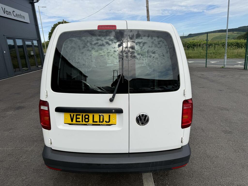 Volkswagen Caddy 2.0 Tdi C20 Bluemotion Tech Startline Panel Van VE18LDJ White #5