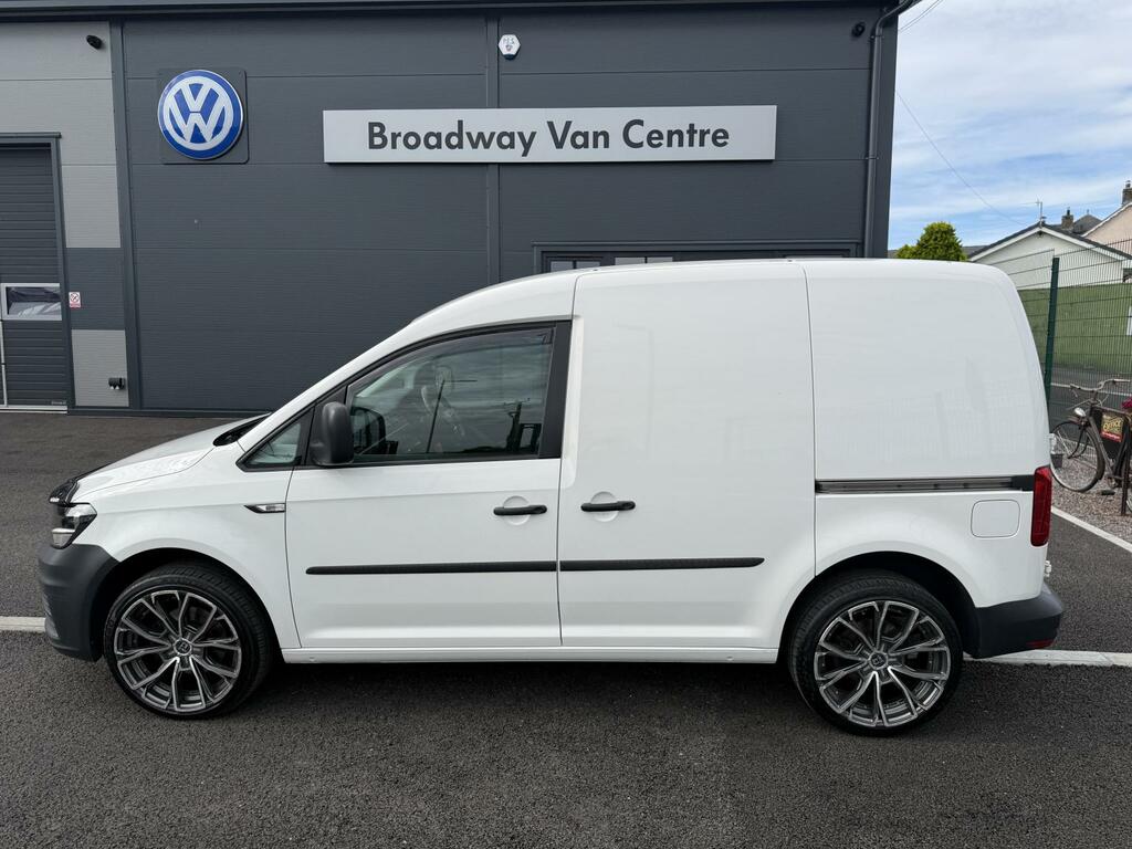 Volkswagen Caddy 2.0 Tdi C20 Bluemotion Tech Startline Panel Van VE18LDJ White #6