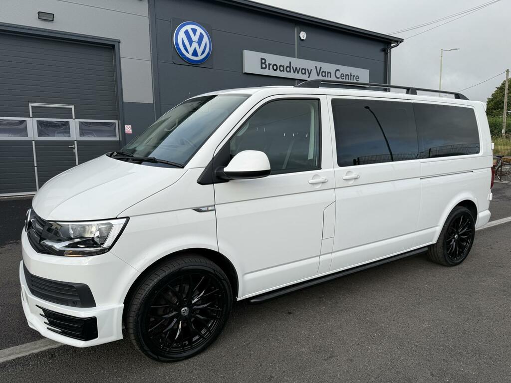 Volkswagen Transporter Shuttle 2.0 Tdi Se 150 7 Speed Dsg Lwb In White #5