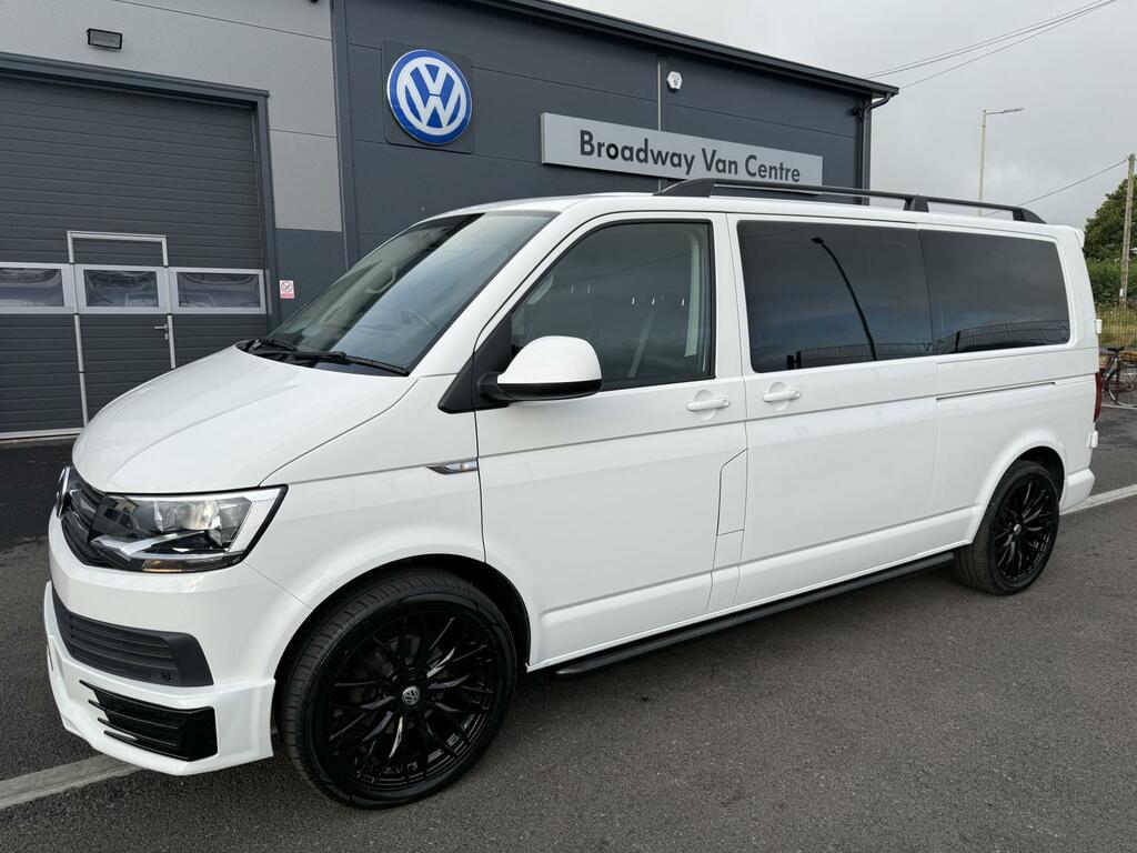 Volkswagen Transporter Shuttle 2.0 Tdi Se 150 7 Speed Dsg Lwb In White