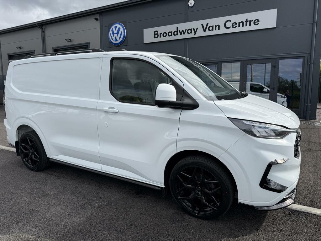 Ford Transit Custom 2.0 320 136 8 Speed Ecoblue Limited Black Edition White #2