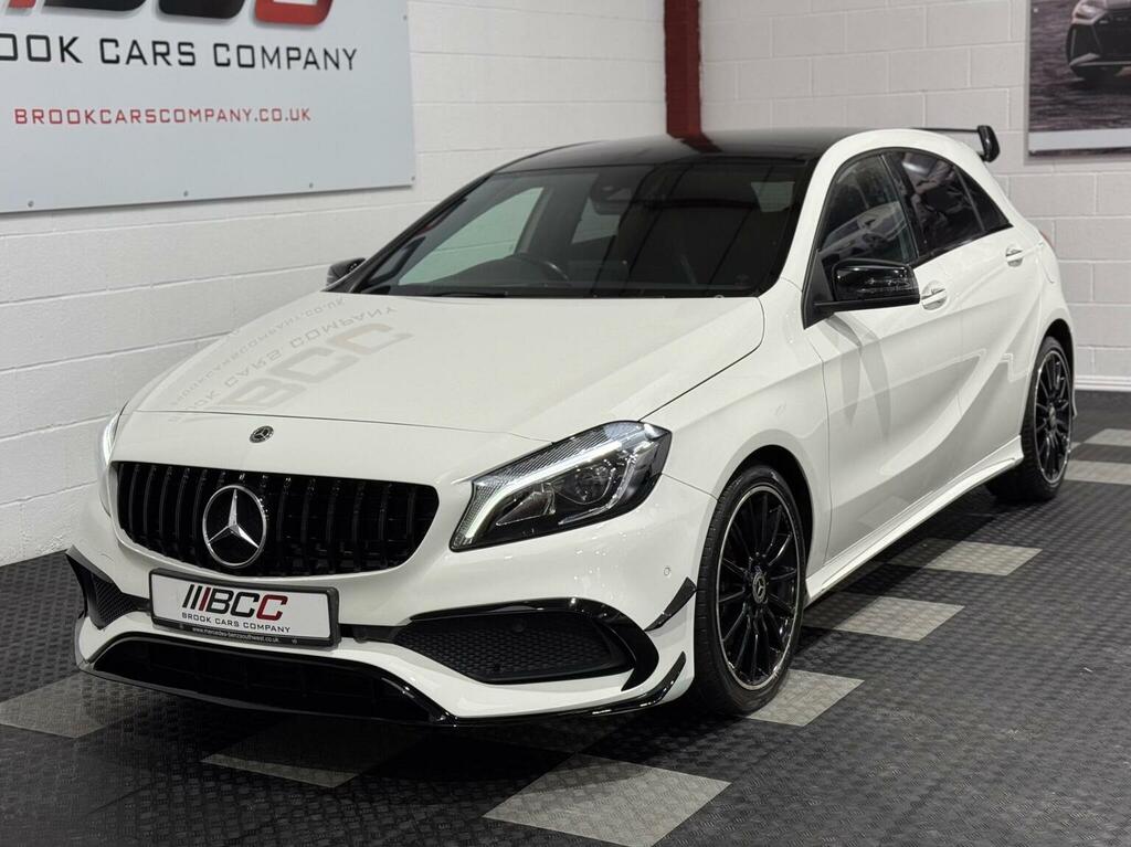 Mercedes-Benz A Class Hatchback 2.1 A200d Amg Line Premium Plus 7G-dct YJ17AJR White #5
